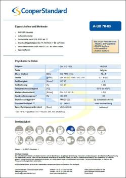 Isoliermatte, Oberseite mosaik, 4,0 mm stark, 1000 mm breit, 10 m lang